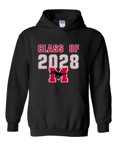 Munster Mustangs Class of 2028 Men's Hoodie