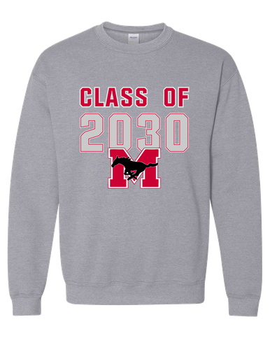 Munster Mustangs Class of 2030 Men's Sweatshirt