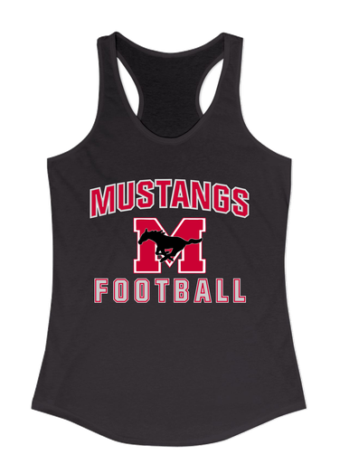 Munster Mustangs Football #1 Women's Tank Top
