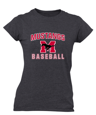 Munster Mustangs Baseball #1 Women's Premium SS T-Shirt