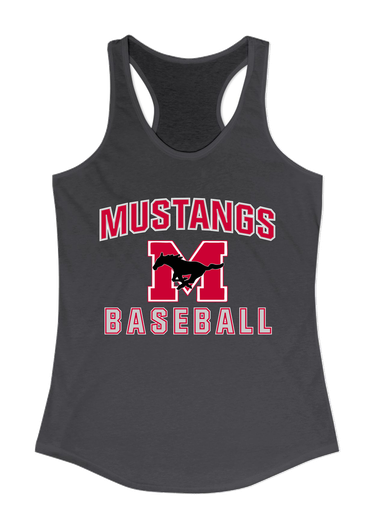 Munster Mustangs Baseball #1 Women's Tank Top
