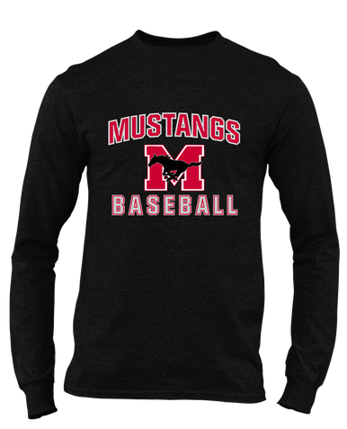 Munster Mustangs Baseball #1 Men's Premium LS T-Shirt