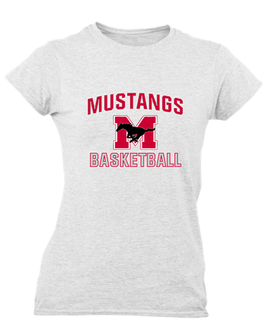 Munster Mustangs Basketball #1 Women's Premium SS T-Shirt
