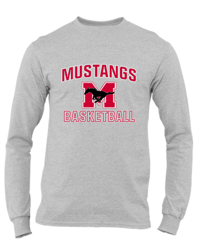 Munster Mustangs Basketball #1 Men's Premium LS T-Shirt