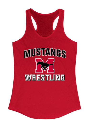 Munster Mustangs Wrestling Women's Tank Top