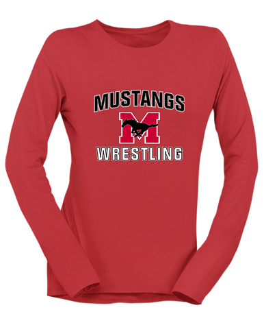 Munster Mustangs Wrestling Women's Premium LS T-Shirt