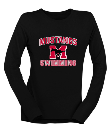 Munster Mustangs Swimming Women's Premium LS T-Shirt