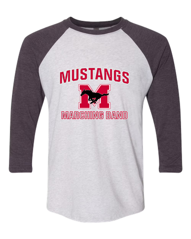 Munster Mustangs Marching Band Women's Baseball T-Shirt