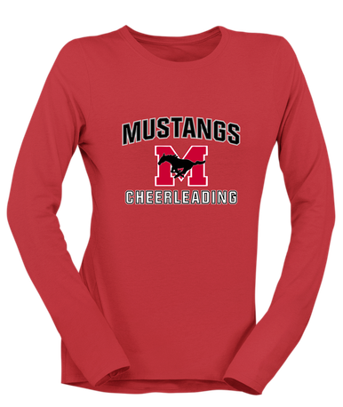 Munster Mustangs Cheerleading Women's LS T-Shirt