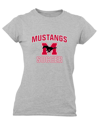 Munster Mustangs Soccer #1 Women's SS T-Shirt