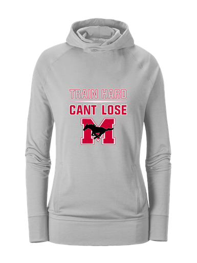 Munster Mustangs Train Hard, Can't Lose Women's Hoodie