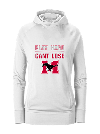 Munster Mustangs Play Hard, Can't Lose Women's Hoodie