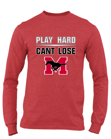 Munster Mustangs Play Hard, Can't Lose Men's Premium LS T-Shirt