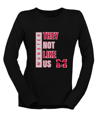 Munster Mustangs They Not Like Us #1 Women's Premium LS T-Shirt