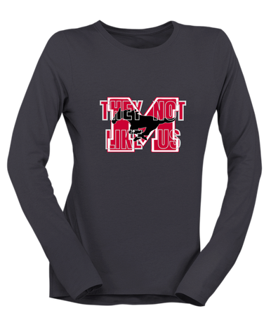 Munster Mustangs They Not Like Us #2 Women's Premium LS T-Shirt