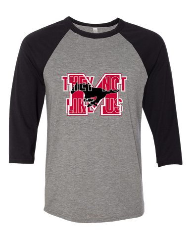 Munster Mustangs They Not Like Us #2 Men's Baseball T-Shirt