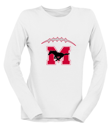 Munster Mustangs Football #2 Women's Premium LS T-Shirt