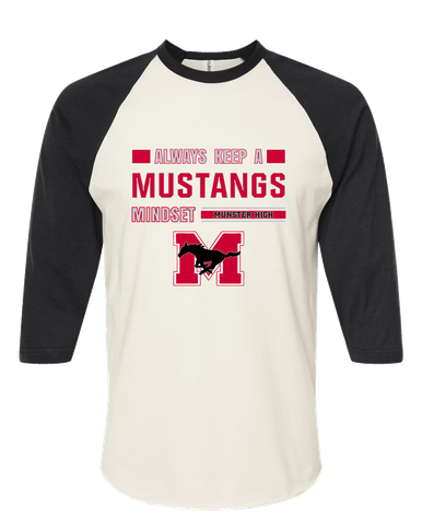 Munster Mustangs Mindset Women's Baseball T-Shirt