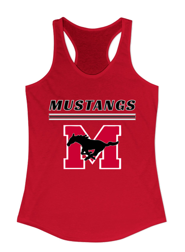 Munster Mustangs Mascot #8 Women's Tank Top