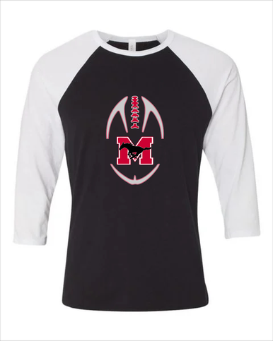 Munster Mustangs Football #4 Women's Baseball T-Shirt