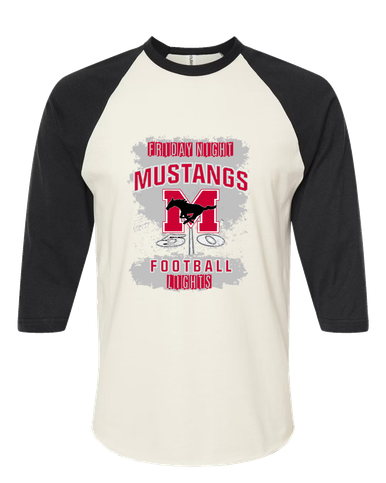 Munster Mustangs Football #6 Men's Baseball T-Shirt