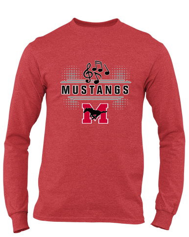 Munster Mustangs Band # 3 Men's LS T-Shirt