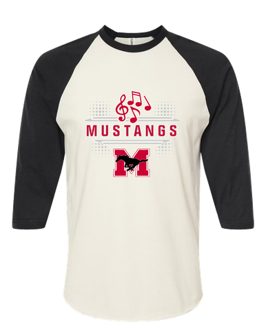 Munster Mustangs Band # 3 Women's Baseball T-Shirt