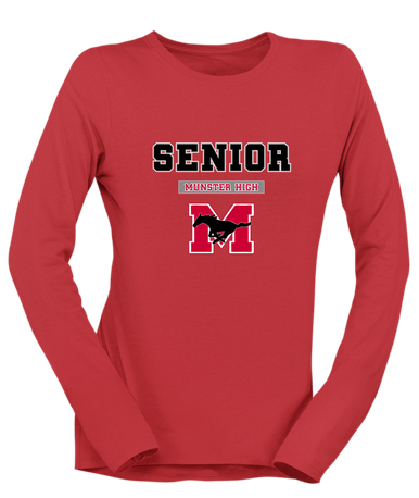 Munster Mustangs Senior #2 Women's LS T-Shirt