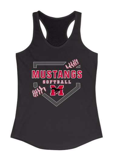 Munster Mustangs Softball #2 Women's Tank Top