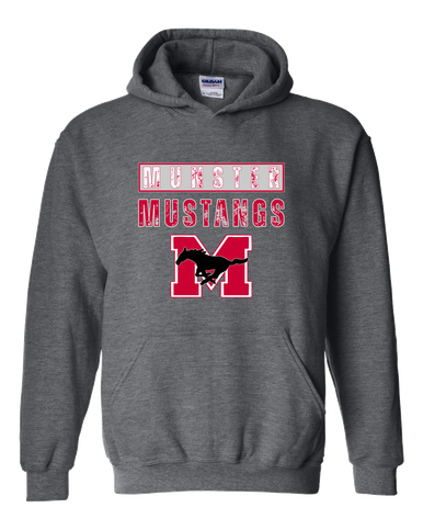 Munster Mustangs Mascot #9 Men's Hoodie