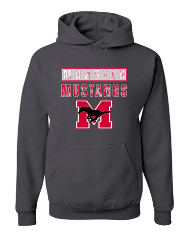 Munster Mustangs Mascot #9 Men's Premium Hoodie