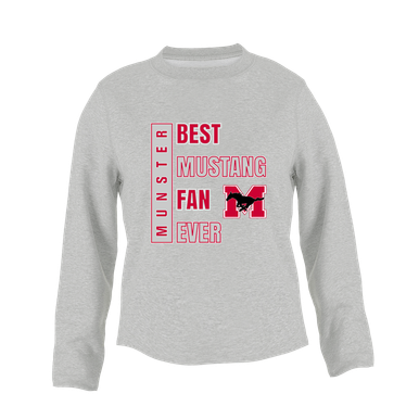 Munster Mustangs Best Mustang Fan Women's Sweatshirt