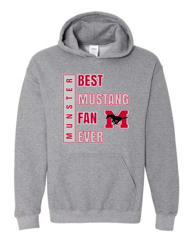 Munster Mustangs Best Mustang Fan Men's Hoodie