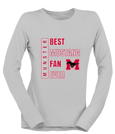 Munster Mustangs Best Mustang Fan Women's LS T-Shirt