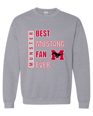 Munster Mustangs Best Mustang Fan Men's Sweatshirt