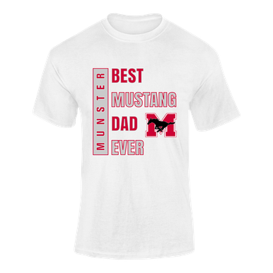Munster Mustangs Best Mustang Dad Men's SS T-Shirt