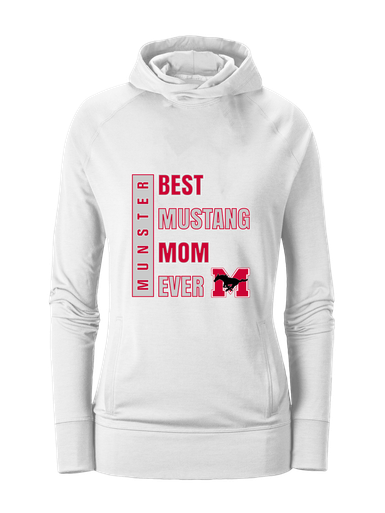 Munster Mustangs Best Mustang Mom Women's Hoodie