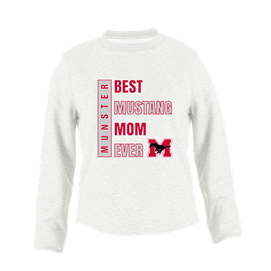 Munster Mustangs Best Mustang Mom Women's Sweatshirt