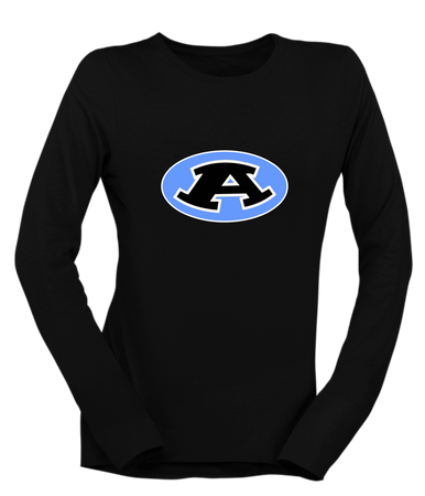 Aldine Mustangs Mascot #1 Women's Premium LS T-Shirt