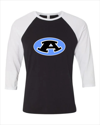 Aldine Mustangs Mascot #1 Women's Baseball T-Shirt