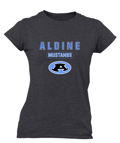 Aldine Mustangs Mascot #3 Women's SS T-Shirt