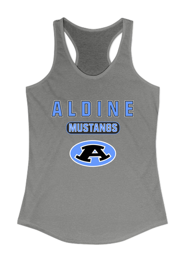 Aldine Mustangs Mascot #3 Women's Tank Top