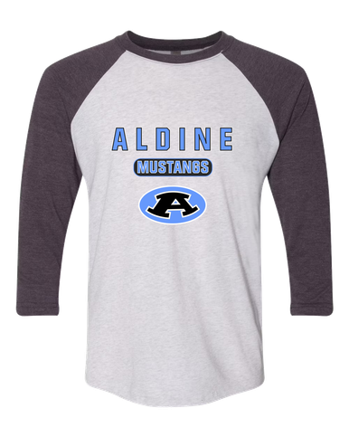 Aldine Mustangs Mascot #3 Men's Baseball T-Shirt