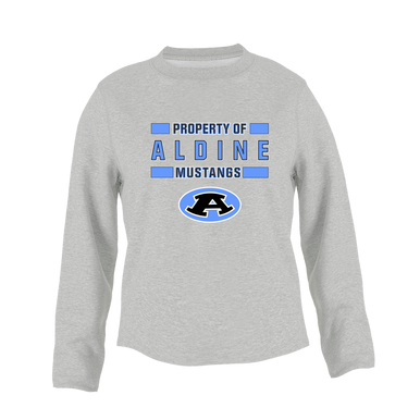 Aldine Mustangs Property Of Women's Sweatshirt