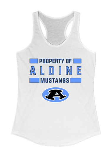 Aldine Mustangs Property Of Women's Tank Top