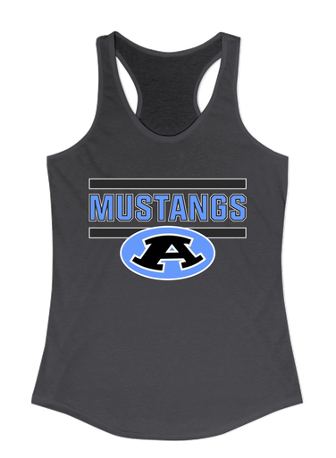 Aldine Mustangs Mascot #5 Women's Tank Top