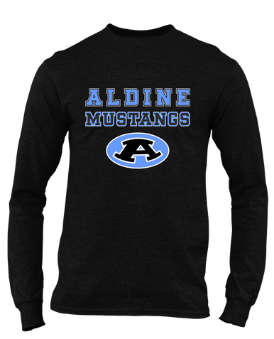 Aldine Mustangs Spirit Men's LS T-Shirt