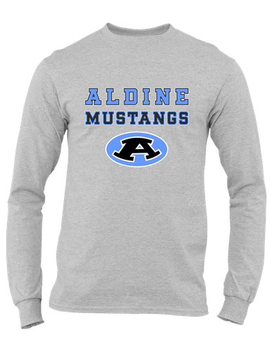 Aldine Mustangs Spirit Men's Premium LS T-Shirt