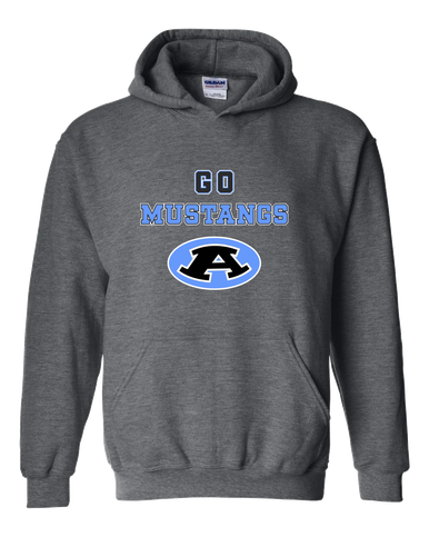 Aldine Mustangs Go Team Men's Hoodie
