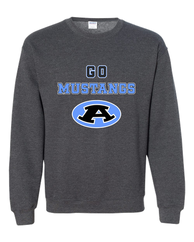 Aldine Mustangs Go Team Men's Sweatshirt